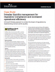 Intraday Liquidity Management for Regulatory Compliance and Increased Operational efficiency