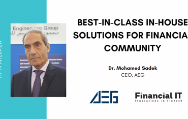Financial IT interviews Dr. Mohamed Sadek, CEO, AEG at Sibos 2022