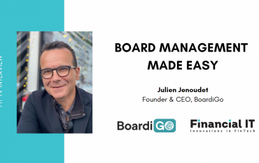Financial IT interviews Julien Jenoudet, Founder &CEO, BoardiGo at Sibos...
