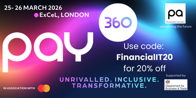 PAY360 2026 returns on 25–26 March at ExCeL London.