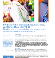 ING Turkey Bank Increases Sales, Customers, and Market Share with TIBCO